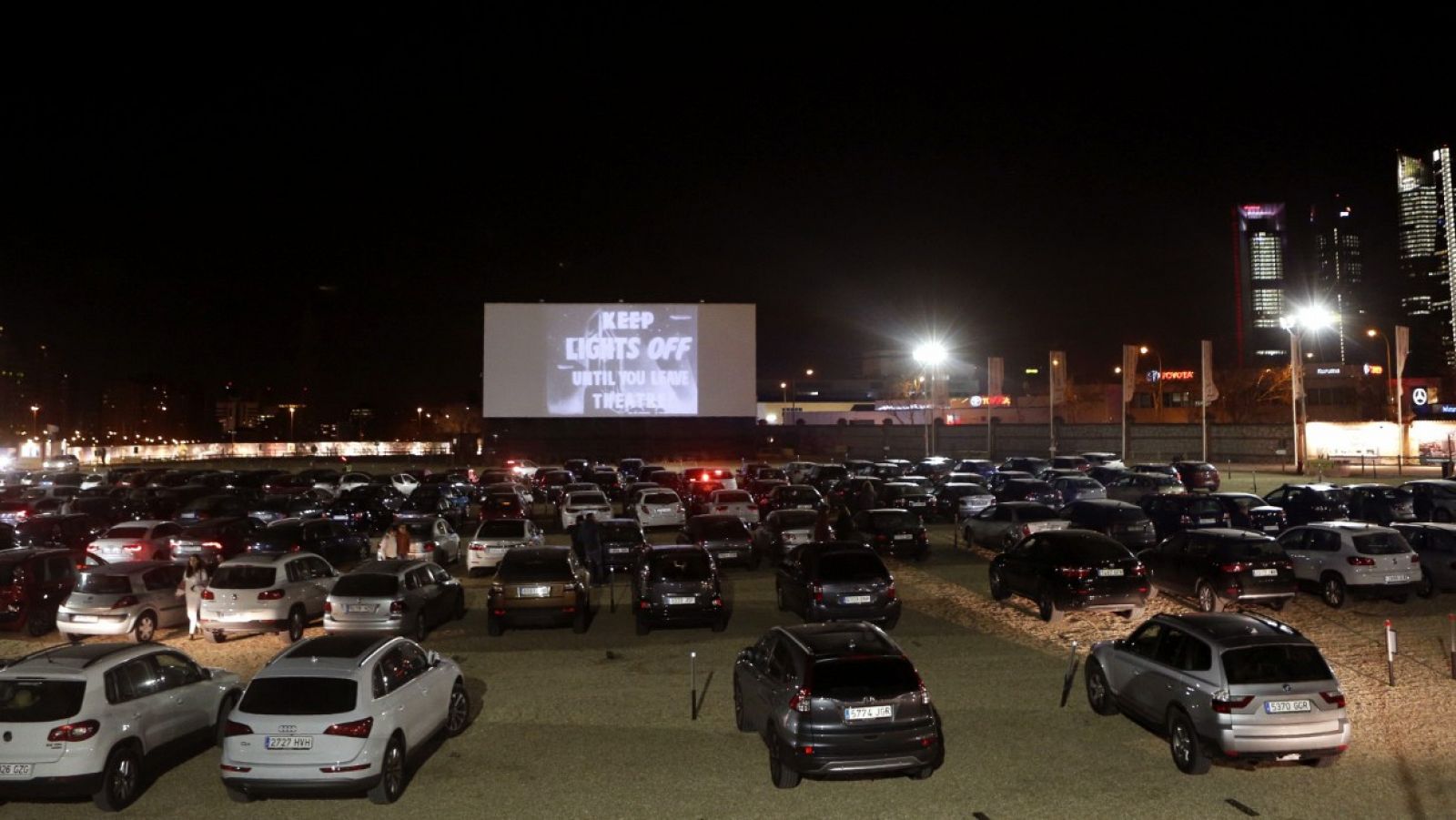 Los autocines, a la espera de abrir en la Fase 1