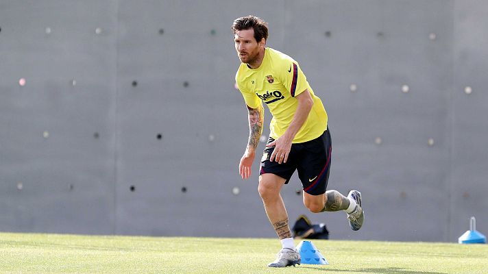 El Barça vuelve a entrenar de forma individual