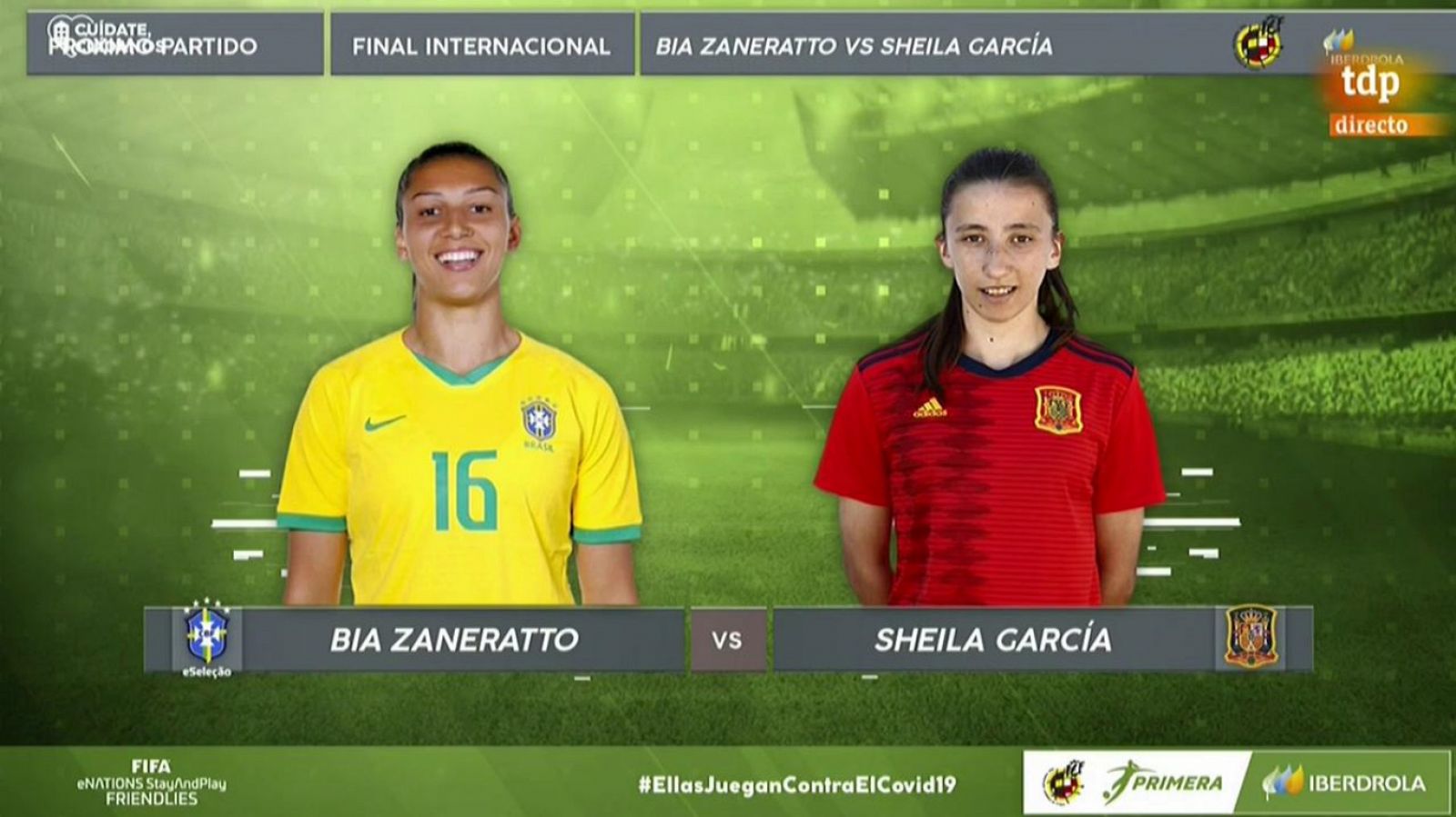 e-games - Gamher Fútbol Torneo Femenino FIFA 20 - Final Internacional: España - Brasil - RTVE.es