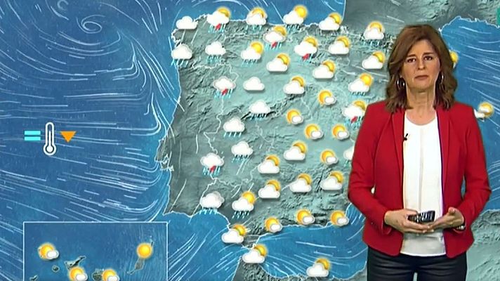 El tiempo - El tiempo - Un frente atlántico dejará lluvias en el oeste
