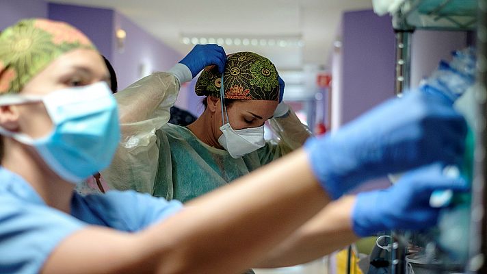 Informativo 24h - Los fallecidos diarios con coronavirus en España bajan hasta los 179