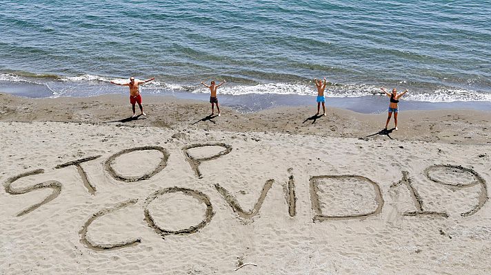 Telediario 1 - Italia refuerza los controles para impedir incumplimientos flagrantes del distanciamiento social
