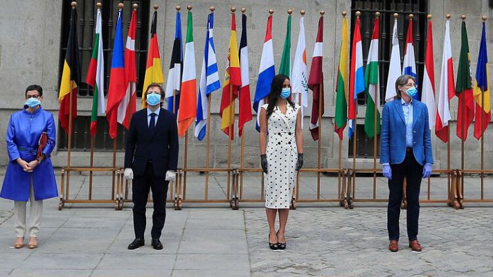 El coronavirus marca la celebración del Día de Europa