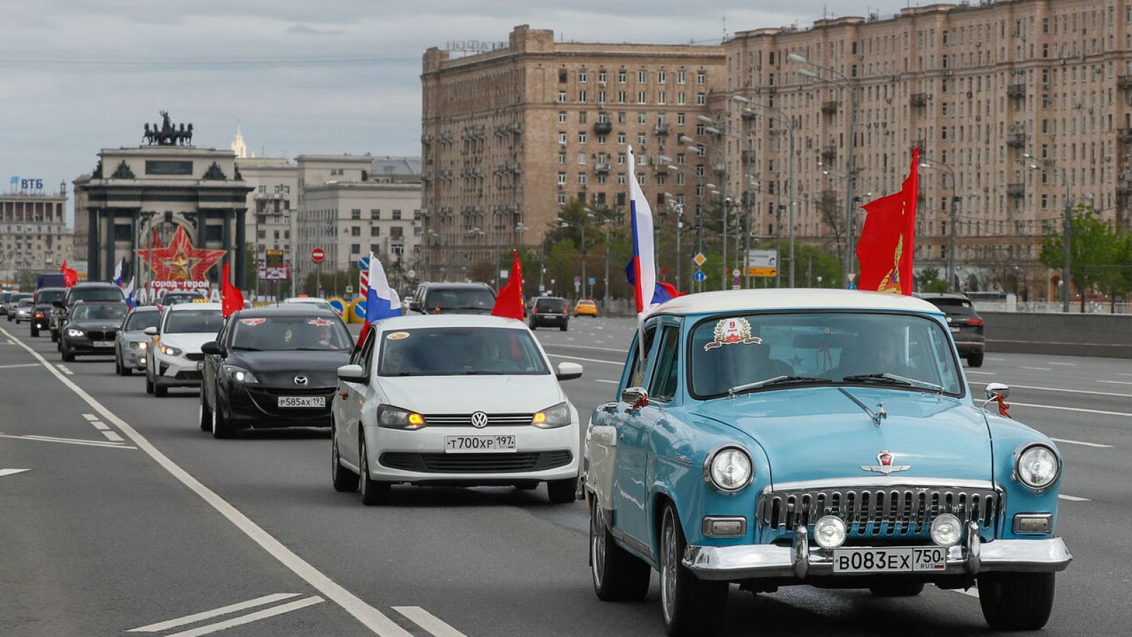 Rusia celebra sin desfiles los 75 años de su victoria contra la Alemania nazi - RTVE.es - Telediario 1 | Ver