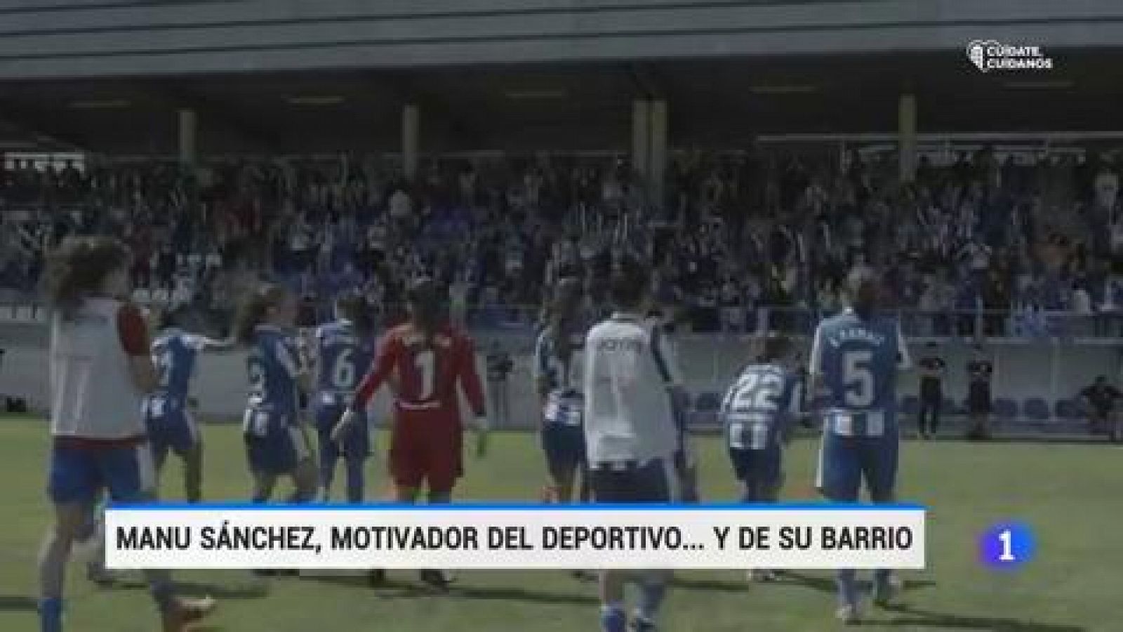 Vídeo: Manu Sánchez, motivador del Deportivo ABANCA y de sus vecinos en el confinamiento - RTVE.es