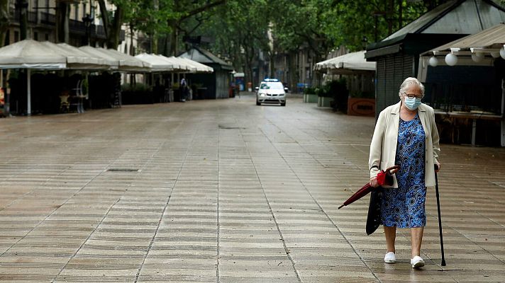 Ancianos de una residencia de Barcelona resisten al COVID-19
