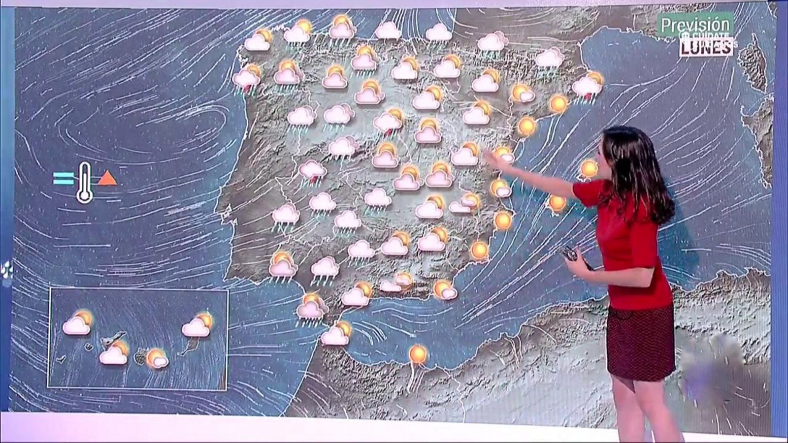 Tiempo revuelto con lluvias y tormentas en varias zonas de la Península