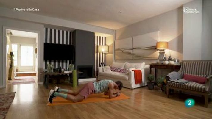 Muévete en casa - ¡Pon en forma el glúteo y el abdomen!