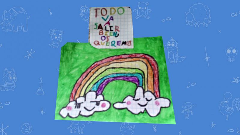 ¡Quédate en casa y todo saldrá bien!...dibujos para la esperanza II