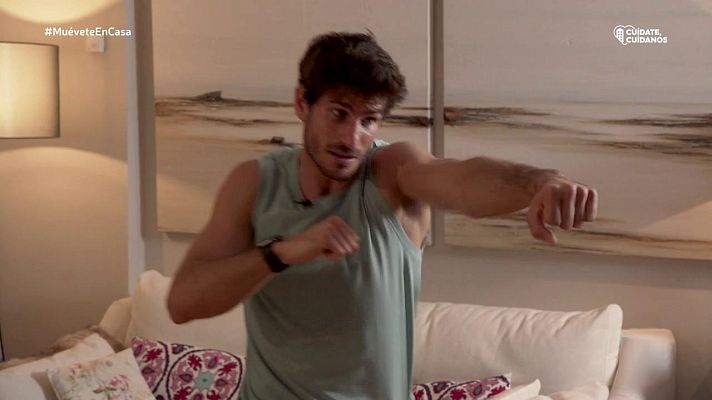 Muévete en casa - Programa 36 (Cardio y fuerza de piernas y abdomen)