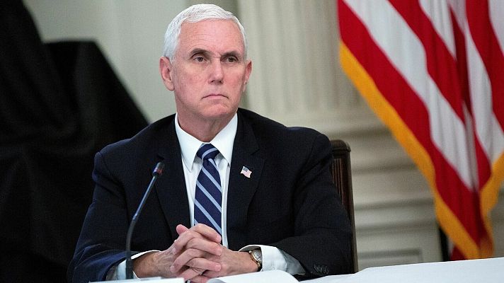 Informativo 24h - La Casa Blanca desmiente que Pence esté en cuarentena tras el positivo de su secretaria de prensa