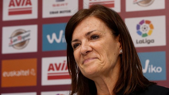 Telediario 1 - Amaia Gorostiza, presidenta del Eibar: "La fecha del 12 de junio no es inamovible"