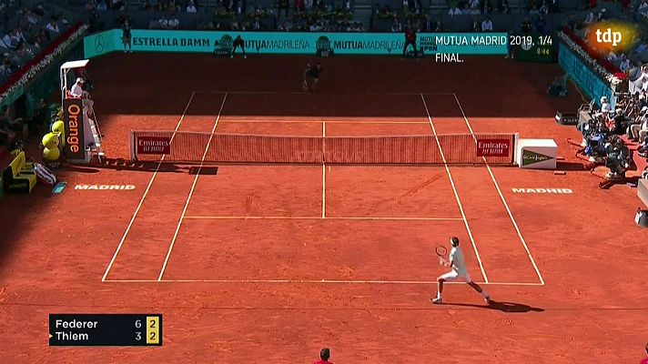 Tenis - 1/4 final Mutua Madrid Open 2019: R. Federer-D.Thiem