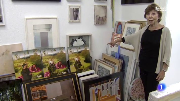 Telediario 1 - Las galerías de arte retoman la actividad