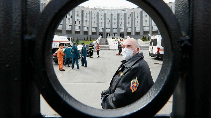 Telediario 1 - Rusia reabre su actividad económica pese a los contagios