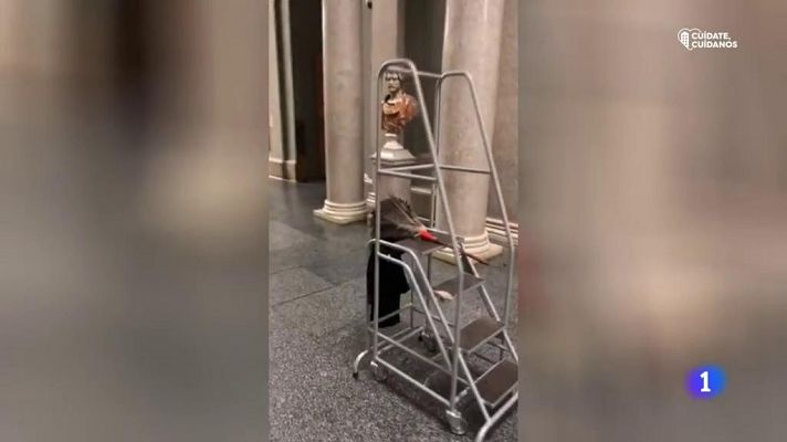 Telediario 1 - El Museo del Prado te muestra tus cuadros favoritos en Instagram