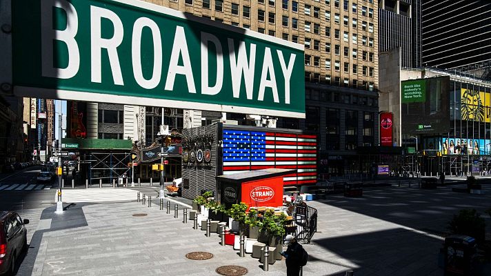 Telediario 1 - El show debe cerrar en Broadway, al menos hasta septiembre