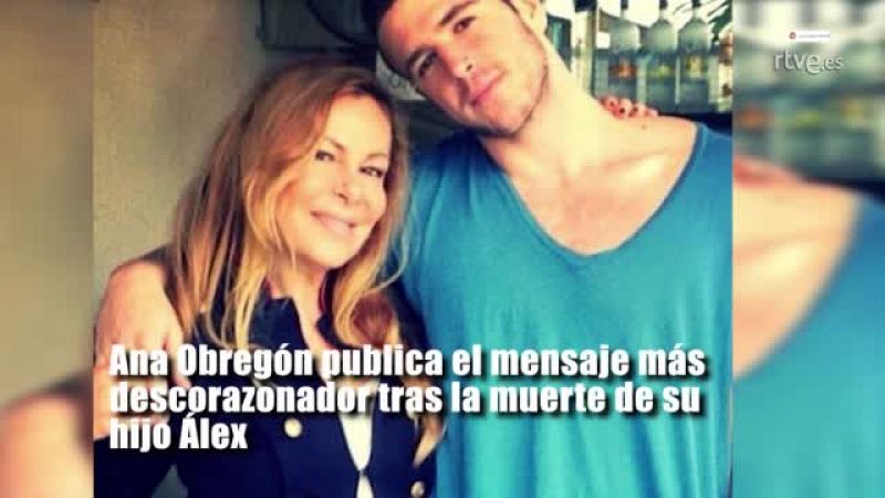 Ana Obregón se despide de su hijo, Álex Lequio