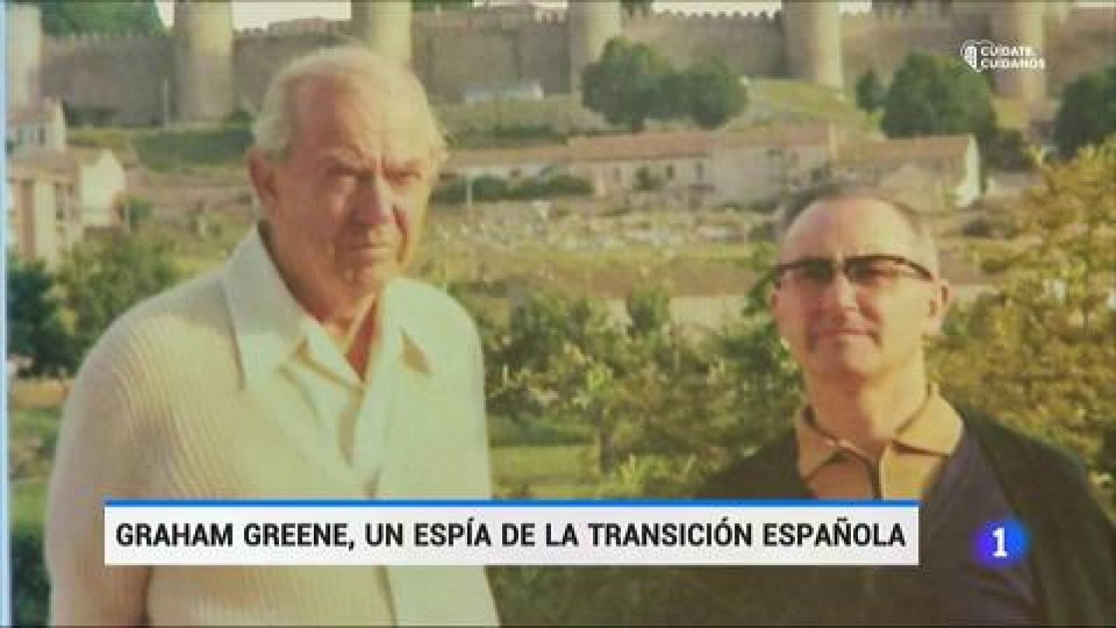 Telediario 1: Graham Greene, un espía de la transición española  | RTVE Play