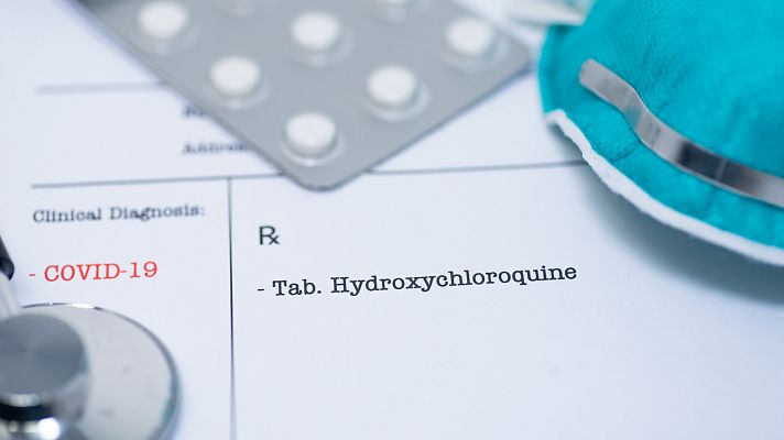 Telediario 1 - La cloroquina y la hidroxicloroquina pueden producir trastornos neuropsiquiátricos