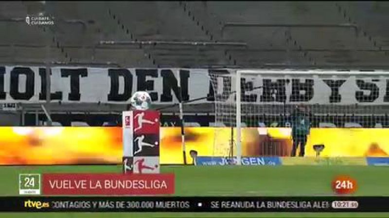 Vídeo: Vuelve la Bundesliga con estrictas medidas sanitarias
