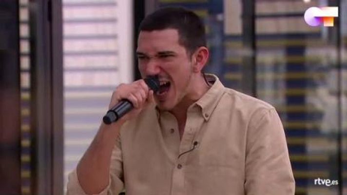 OT 2020 - Bruno canta "A las nueve" 1r pase de micros