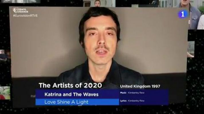 Candidatos de Eurovisión 2020 cantan "Love shine a light"