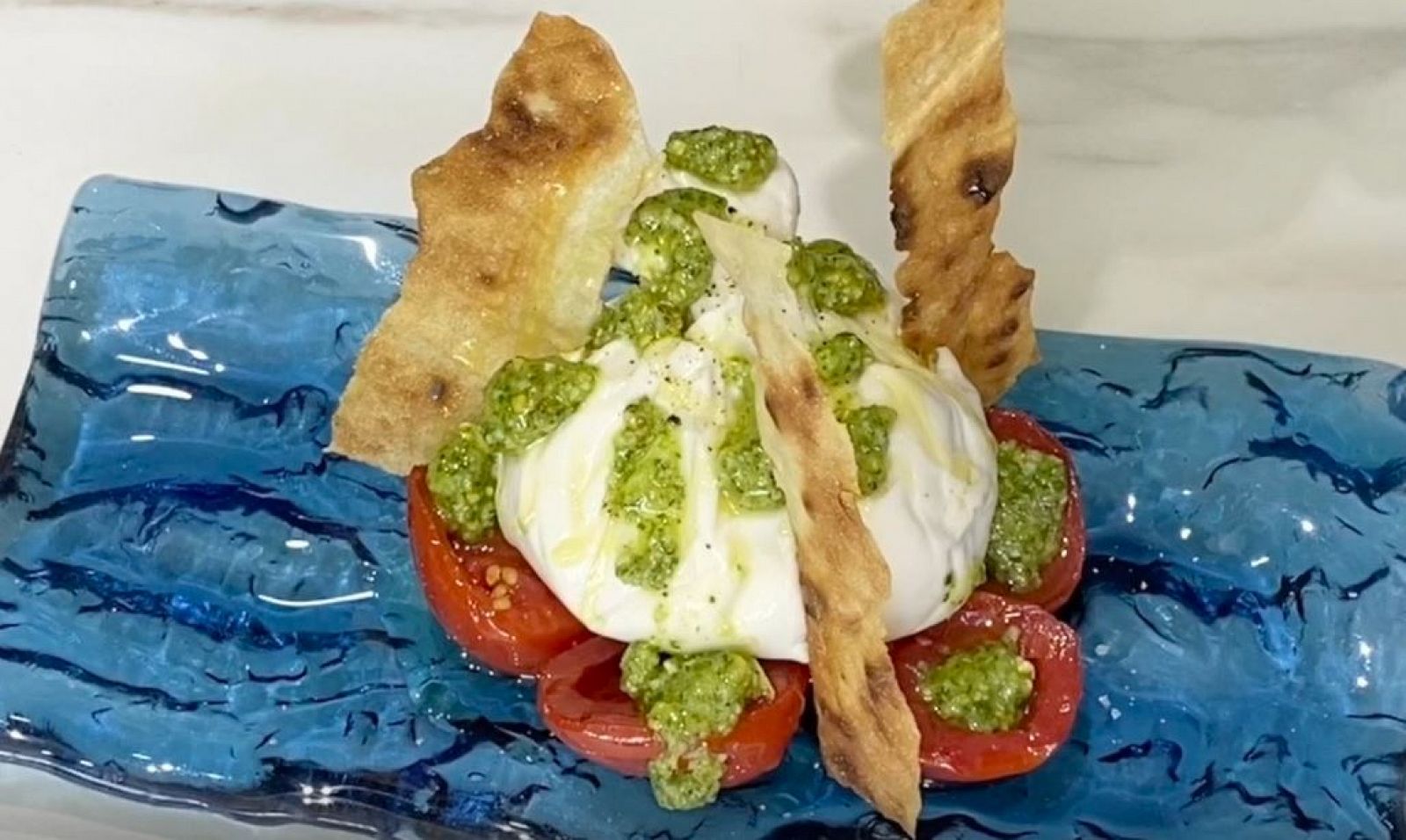 Cómo hacer pesto de pistacho y rúcula