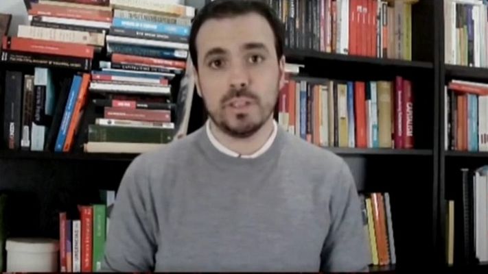 La noche en 24h - Garzón, sobre los escraches: "Hay una derecha mediática que está señalando a miembros del Gobierno y a científicos"