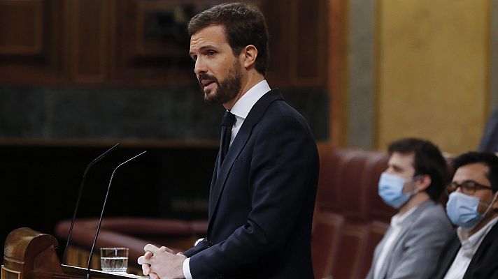 Especiales informativos - Casado: "Ya no disimulan ni en el CIS. Ahora preguntan si la oposición podemos criticar al Gobierno"