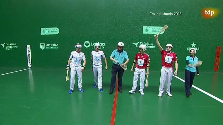 Pelota Vasca - Campeonato mundo 2018: Final Pala Corta Masc