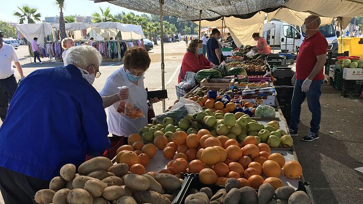 El mercadillo de Mérida vuelve a celebrarse este martes con 40 puestos y "todas las medidas de seguridad"