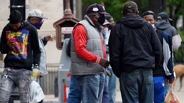 Telediario 1 - Estados Unidos recomienda cubrir el rostro