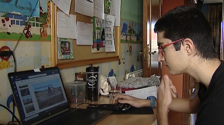 Telediario 1 - Los 'Erasmus' exigen soluciones a su situación por la crisis del coronavirus