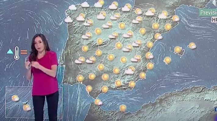 La Aemet prevé para hoy altas temperaturas en los valles del Ebro, Tajo, Guadiana y Guadalquivir