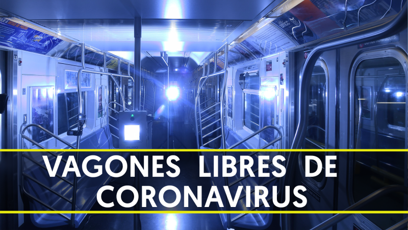 Coronavirus: Nueva York prueba la luz ultravioleta para desinfectar el metro