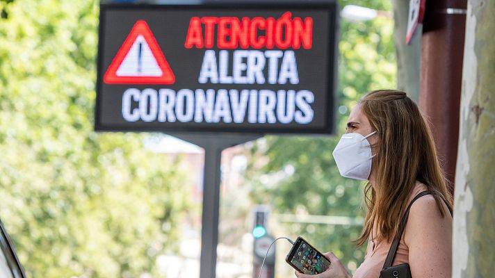 Telediario 1 - Mascarillas y calor, una combinación a veces complicada