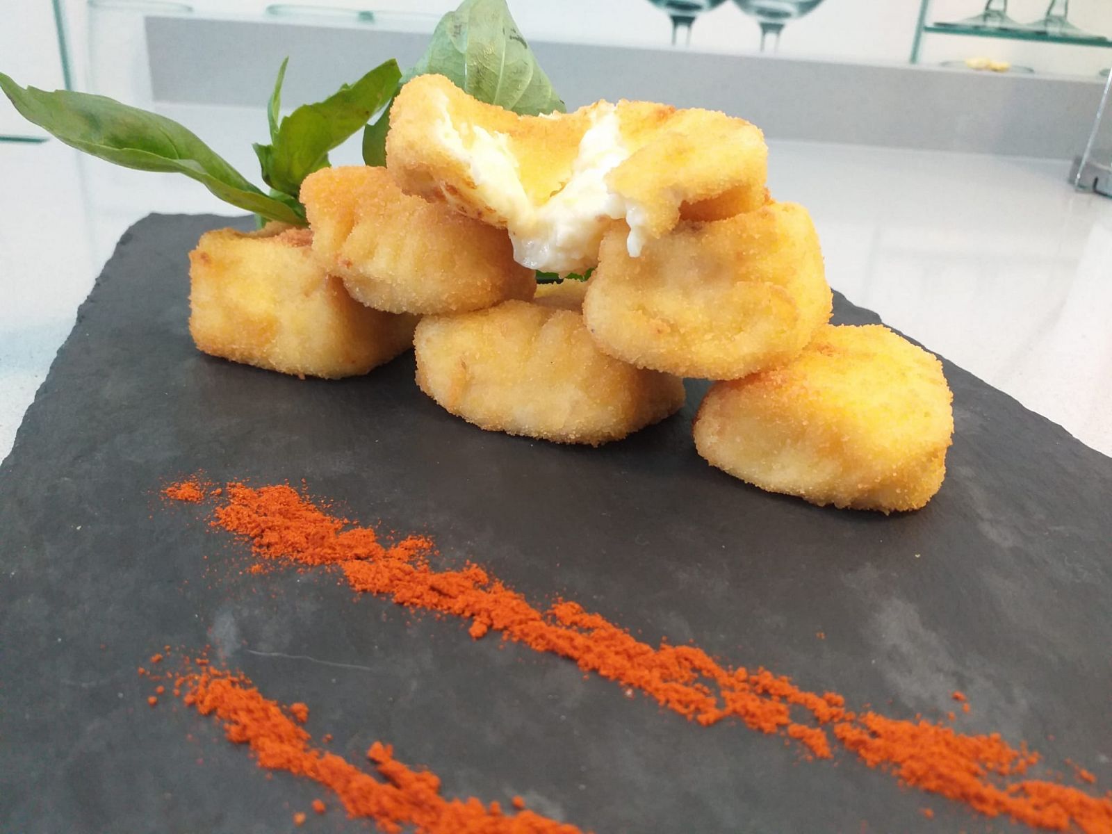 Croquetas de dorada y puerro