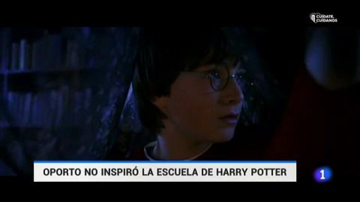 Telediario 1 - J.K. Rowling niega que la librería Lello de Oporto inspirase Harry Potter