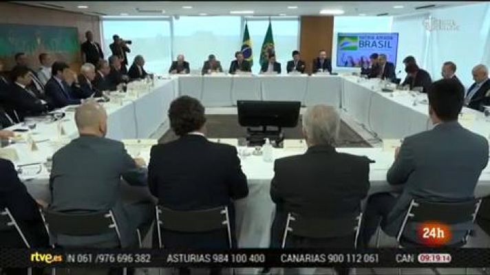 Un vídeo con insultos compromete al presidente de Brasil Jair Bolsonaro 