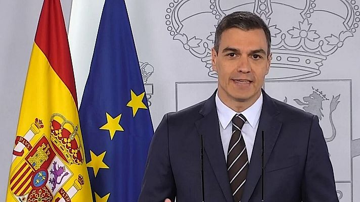 Especial Coronavirus - Comparecencia del presidente del gobierno, Pedro Sánchez