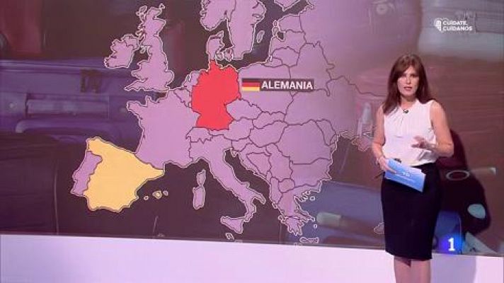 Telediario 1 - ¿Cómo han recibido Reino Unido, Alemania y Francia el anuncio de la reapertura de fronteras en España para el mes de julio?