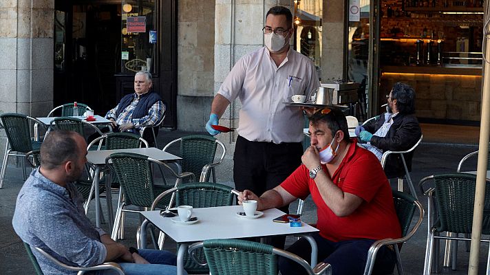 Madrid, Barcelona y Castilla y León pueden abrir sus terrazas a partir de hoy