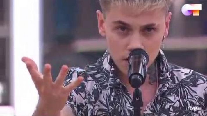 OT 2020 - Hugo canta "La leyenda del tiempo" 2o pase de micros