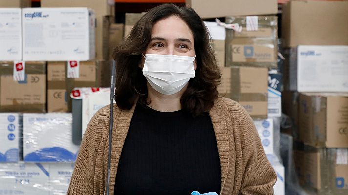 Telediario 1 - Barcelona regularará el acceso a las playas "para evitar aglomeraciones" en Fase 2