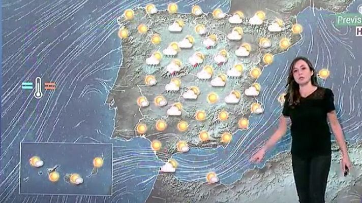 La Aemet prevé fuertes chubascos en los sistemas Central e Ibérico, y valores altos en Canarias