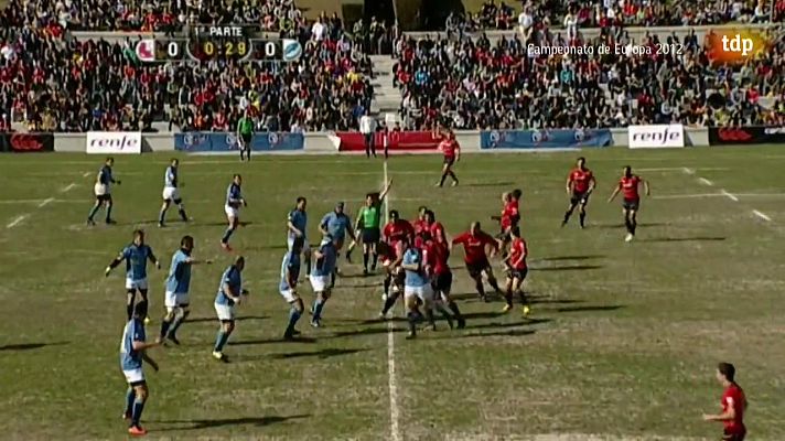 Rugby - Campeonato de Europa 2012: España-Rumanía