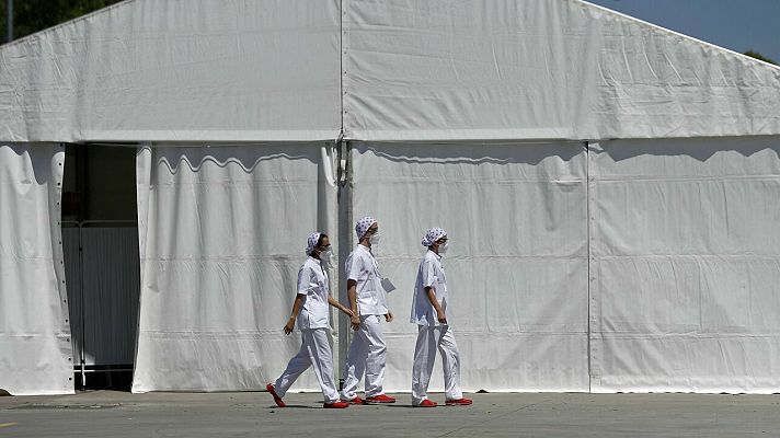 Telediario 1 - Torrejón aplaza sin fecha la realización de test