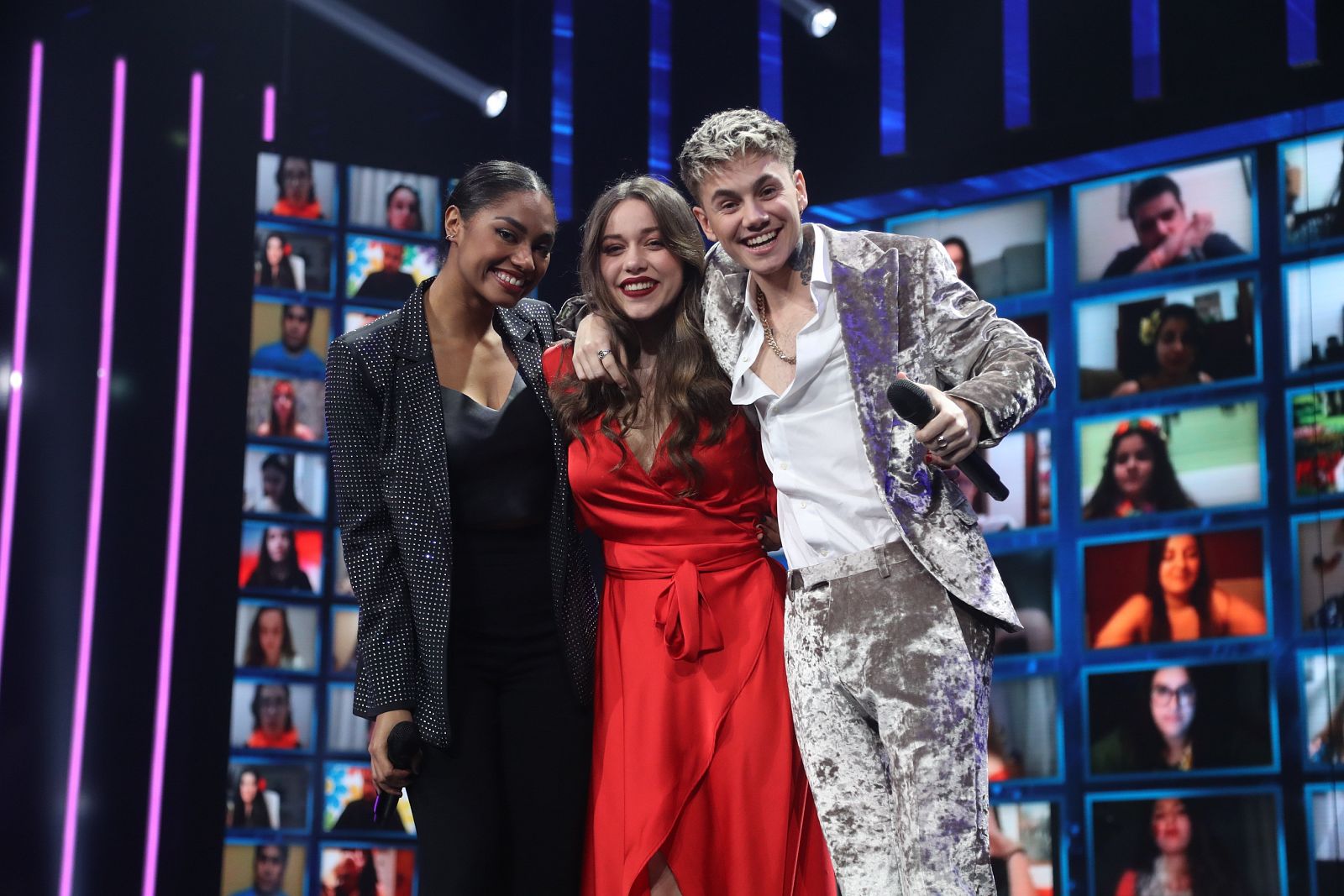 Nia, Hugo y Eva, los tres primeros finalistas de OT 2020