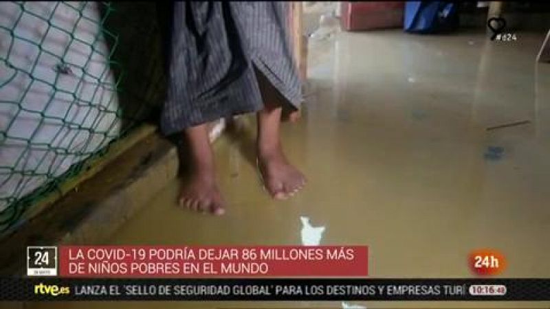 La crisis  por la COVID-19 dispara la pobreza infantil en el mundo